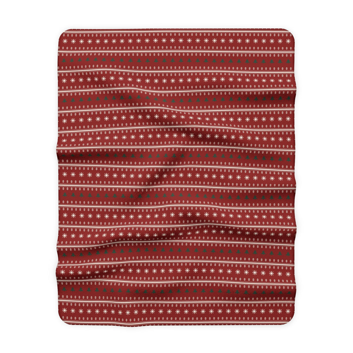 Fair Isle Sherpa Blanket – cozy blanket from Little Baby Nest Co