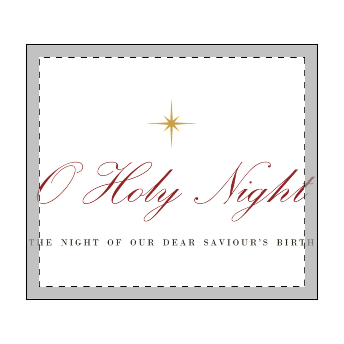 O Holy Night Candle and Reindeer Socks Gift Set – Christian candle gift from Little Baby Nest Co
