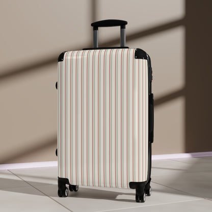 Ticking Stripe Suitcase