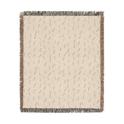 Olive Branch Woven Blanket
