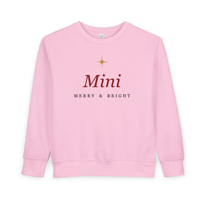 Mini Christmas Sweatshirt | Toddler