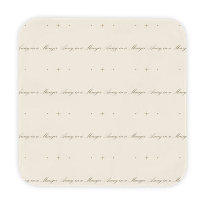 Away in a Manger Hooded Baby Towel – Christian baby gift from Little Baby Nest Co
