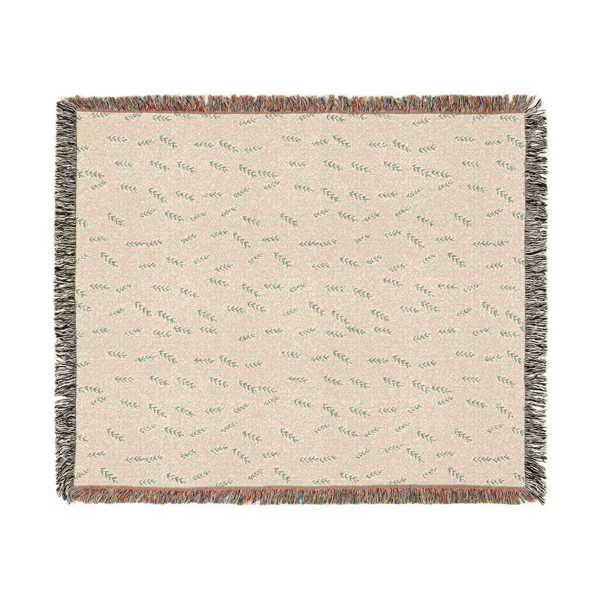 Olive Branch Woven Blanket