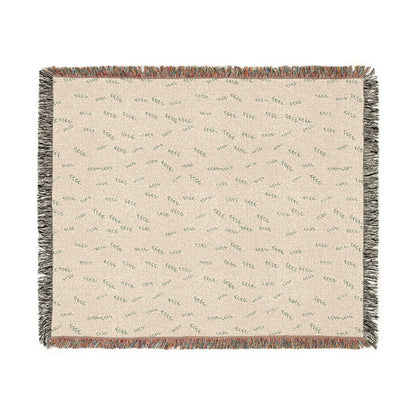 Olive Branch Woven Blanket