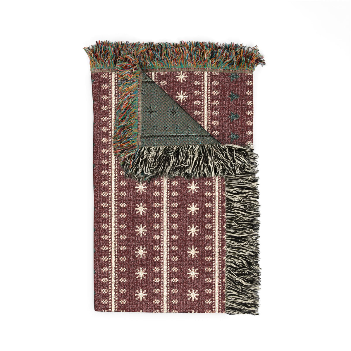 Fair Isle Woven Blanket