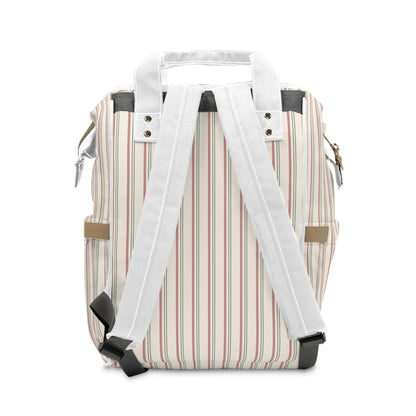 Ticking Stripe Diaper Backpack
