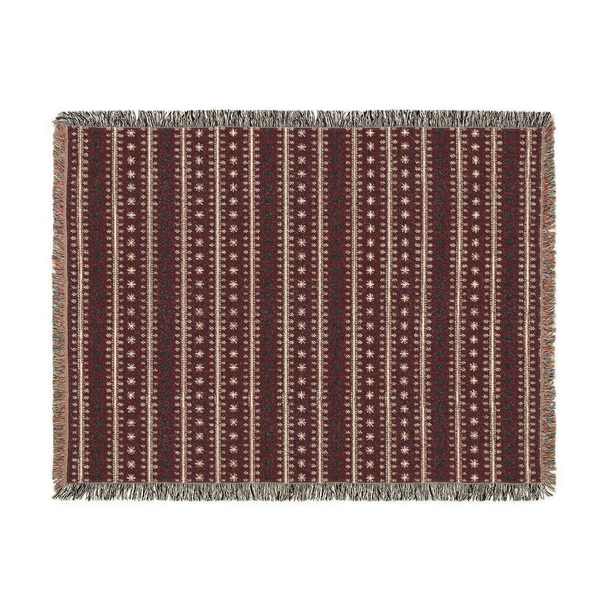 Fair Isle Woven Blanket