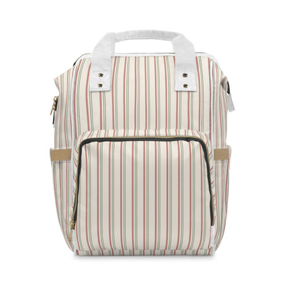 Ticking Stripe Diaper Backpack – baby gift from Little Baby Nest Co