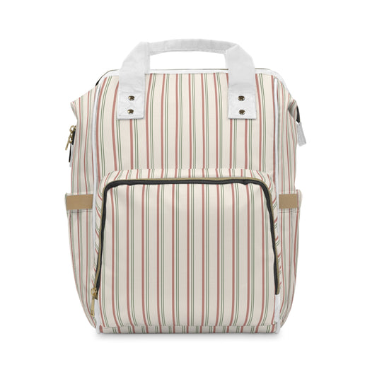 Ticking Stripe Diaper Backpack – baby gift from Little Baby Nest Co